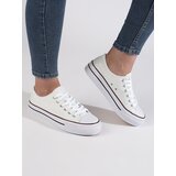 Shelvt Women's white platform sneakers | Shoptok.si