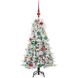 vidaXL Umetno Zložljivo Božično Drevo Zelena 120 cm PE in PVC | Shoptok.si