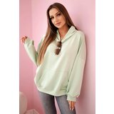 Kesi Włoski Hoodie made of Butter fabric dark mint | shoptok.hr