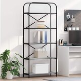 vidaXL Polica Sivi hrast sonoma 80 x 30 x 183 cm Konstruirano drvo Cijene