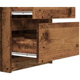 vidaXL Pisalna miza starinski les 140x50x77 cm inženirski les | Shoptok.si