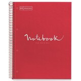 MiquelRius zvezek A4, karo, 120-listni, 90g emotions MR46072 rdeč | Shoptok.si