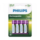 Philips baterija aa 1.2V 1300mAh punjive 4 kom | ePonuda.com