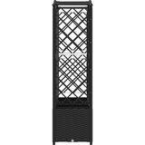  Povišeni krevet s mrežom i krovom Crna 204 x 40 x 141 cm PP | shoptok.hr