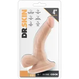 Dildo Dr. Skin - Mini, 12 cm, boja kože