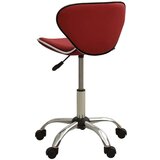 vidaXL Salonski stolček vinsko rdeče umetno usnje | Shoptok.si