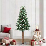 vidaXL Ožja jelka med 300 LED Zelena 210 cm PVC in trden bor | Shoptok.si