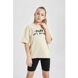 Defacto Girl Oversize Fit Short Sleeve T-Shirt Cene