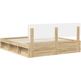  Okvir za krevet Sonoma 200 x 200 cm Čvrsto borovo drvo | shoptok.hr