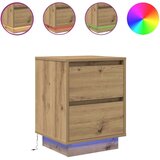 TV ormarić s LED svjetlima boja artisan hrasta 38x34x50 cm | shoptok.hr