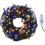 vidaXL Lučke na vrvici 400 LED lučk barvne 40 m 8 svetlobnih učinkov Cene