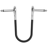 INF 6.35mm moški na moški 90-stopinjski ploščati kabel za kitarski efekt pedal 15 cm, (5000090834) | Shoptok.si