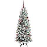 vidaXL Umestno božično drevo med 300 LED Bela 73 x 73 x 180 cm | Shoptok.si