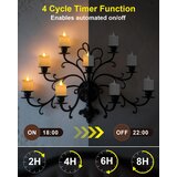 SOULBAY 6x polnilna LED čajna svečka z daljincem in časovnikom | Shoptok.si