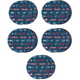 Bosch Set brusnih diskova Expert O780 Foil, 150 mm, Granulacije 60/80/120/180/240 061599766U, 55 komada Cene