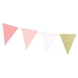 PARTY DECO girlanda za 1. rojstni dan - zastavice, 1,3 m | Shoptok.si