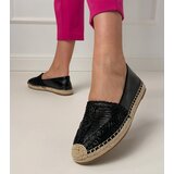 Gemre Black lace platform espadrilles Zelvira | shoptok.hr
