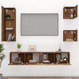  5-dijelni set TV ormarića boja dimljenog hrasta drveni | shoptok.hr
