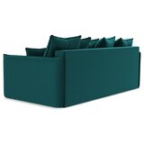 Makamii Tirkizna baršunasti sklopiva/s prostorom za odlaganje sofa 225 cm Hula – | shoptok.hr