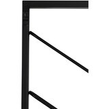 Light & Living Črno stensko kovinsko držalo za vino število steklenic 8 36x160x6 cm Malbeo – | Shoptok.si