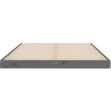  Posteljni okvir siv 120x190 cm trdna borovina 4FT, (20737342) | Shoptok.si