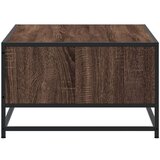 vidaXL Stolić za kavu boja smeđeg hrasta 100x57x35 cm od drva i metala | shoptok.hr