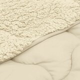 Ljetni pokrivač Krema 155 x 200 cm Mikrofibra i teddy flis | shoptok.hr