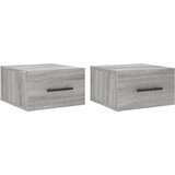 Maison Chic Stenski Dvo delni komplet Nočne omarice - Nočne mize siva sonoma 35x35x20 cm, (21688200) Cene