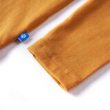  Dječja majica dugih rukava tamna oker boja 104 | shoptok.hr