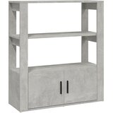  Komoda siva boja betona 80x30x90 cm od konstruiranog drva | Eponuda.com