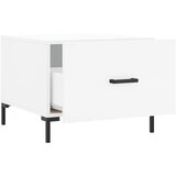  Stolić za kavu bijeli 50 x 50 x 40 cm od konstruiranog drva | shoptok.hr