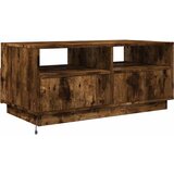 Stolić za kavu s LED svjetlima boja dimljenog hrasta 90x49x40cm | shoptok.hr