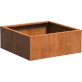 ADEZZ Korito za rastline Carrez iz jekla Corten - kvadratno - 100 x 100 x 40 cm | Shoptok.si