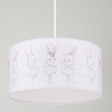  Brilagi - LED dečiji luster na sajli BOBO 1xE27/10W/230V prečnik 35 cm bela/zečići | Eponuda.com