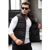 Dewberry 91146 Windproof Mens Vest-BLACK