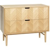 Hübsch Komoda iz hrastovega lesa Herringbone Cene