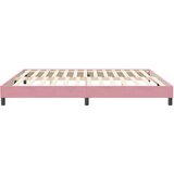  posteljni okvir brez vzmetnice roza 200x210 cm žamet, (21829444) | Shoptok.si