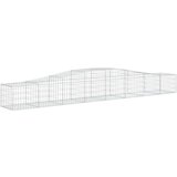  Lučne gabionske košare 8 kom 400x50x40/60 cm pocinčano željezo | shoptok.hr