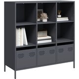  Visoka komoda antracit 101,5x39x103,5 cm od čelika | shoptok.hr