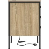  Noćni Ormari s ladicama 2 pcs sonoma hrast 42 x 41 x 61 cm | shoptok.hr