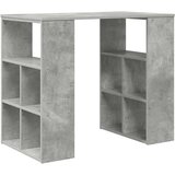  Stol s policom Betonski sivi 90 x 50 x 75 cm Konstruirano drvo | Eponuda.ba