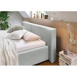 Meise Möbel Sivi tapecirani bračni krevet bez podnice 180x200 cm Cube – | shoptok.hr