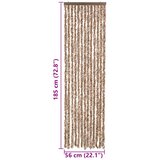  Zastor protiv muha bež-tamnosmeđi 56x185 cm od šenila | shoptok.hr