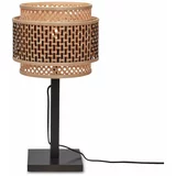 Good&Mojo Crna/u prirodnoj boji stolna lampa s bambusovim sjenilom (visina 40 cm) Bhutan –