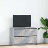 vidaXL TV omarica betonsko siva 80x35x54 cm inženirski les | Shoptok.si