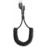 Baseus kabel usb a-c 1m 2A spiralni črn CATSR-01 Cene