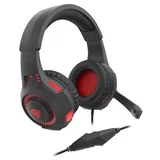 Genesis RADON 210 7.1 OVER-EAR HEADPHONES WITH MICROPHONE BLACK-RED USB