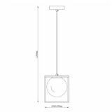  TALIA 73 VISILICA 1XE14 CRNA/ZLATO | ePonuda.com