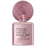 Nails Inc. Mirror Chrome lak za nokte s visokim sjajem nijansa Silver Served 14 ml | shoptok.hr