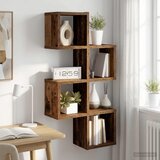  Polica na zidu Zidna montaža 39 x 15 x 76 cm | shoptok.hr